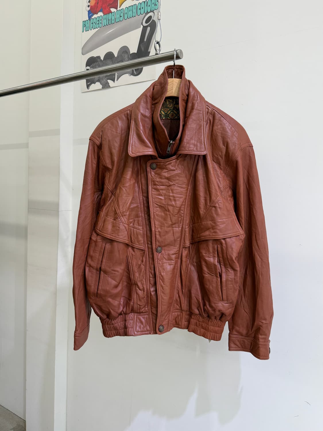 빈티지 레더 자켓 상품이미지1