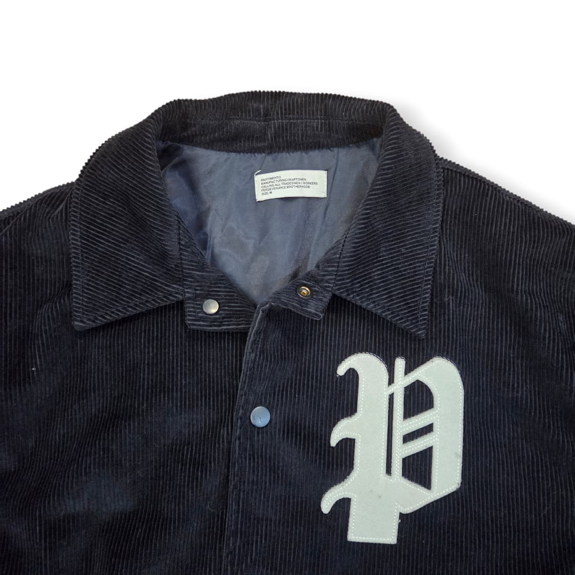 파르티멘토 코듀로이 바시티 자켓 상품이미지3