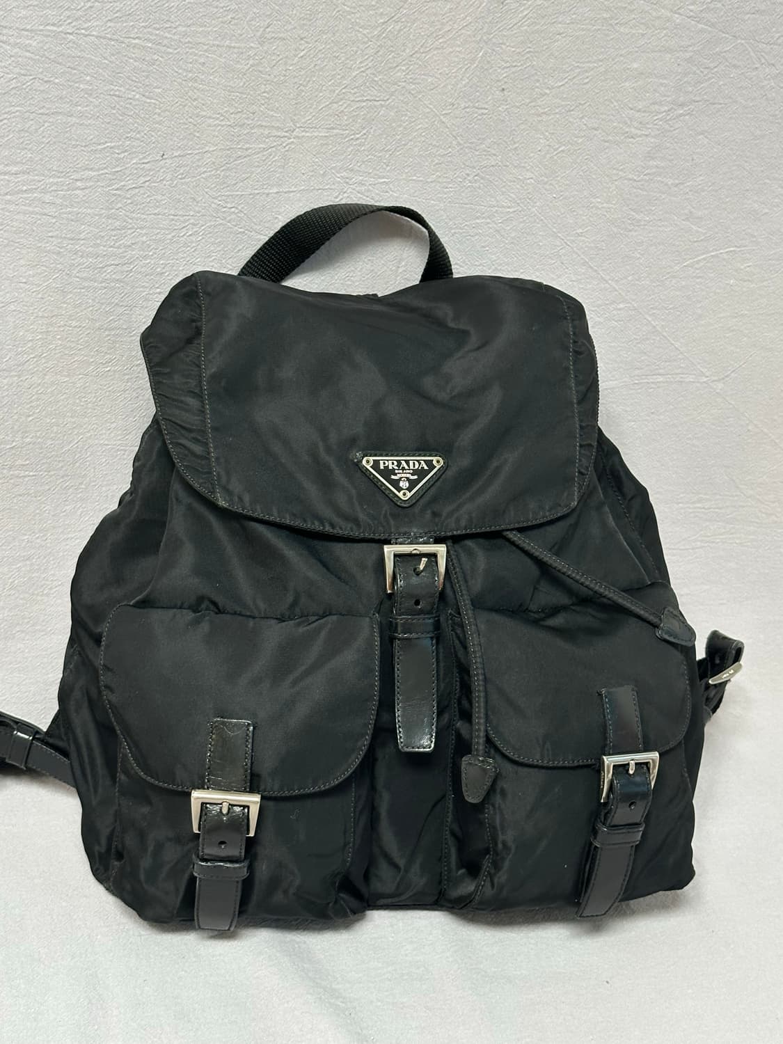 (풀구성)프라다 나일론 포코노 투포켓 백팩 미디움 상품이미지6