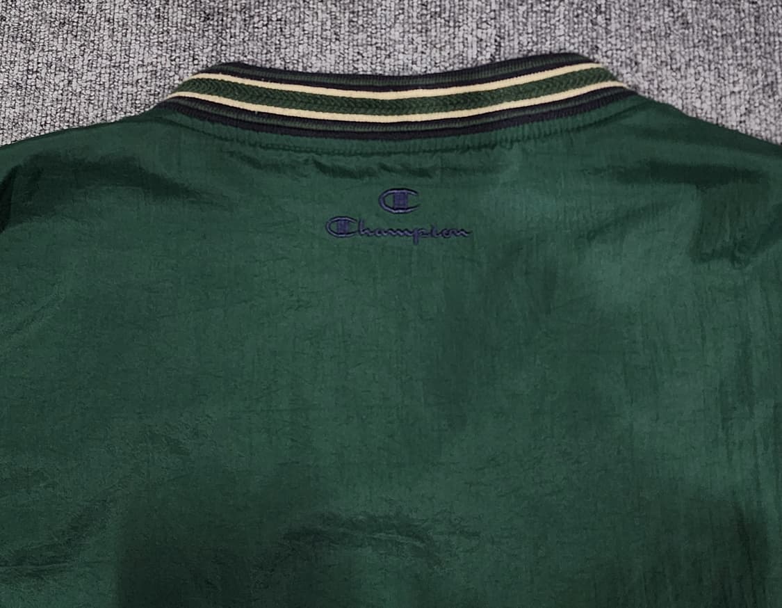 챔피온 노트르담 아이리쉬 빈티지 풀오버 웜업 나일론 맨투맨 XL 상품이미지4