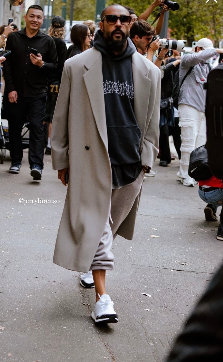 피어오브갓 이터널 컬렉션 더블브레스티드 울 오버코트 시멘트 헤더 상품이미지2