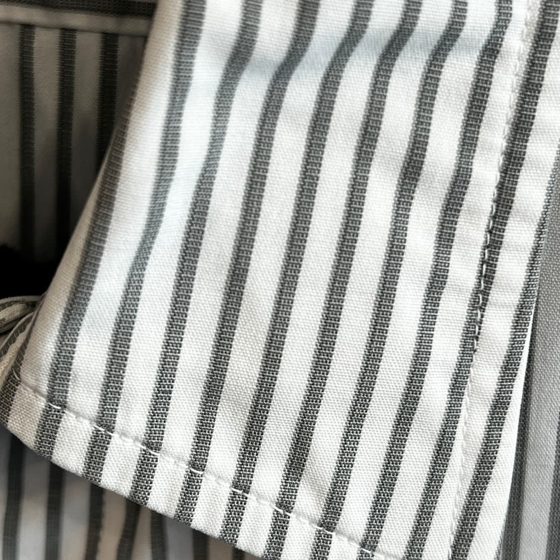 80s 이세이 미야케 스트라이프 오버 셔츠 상품이미지3