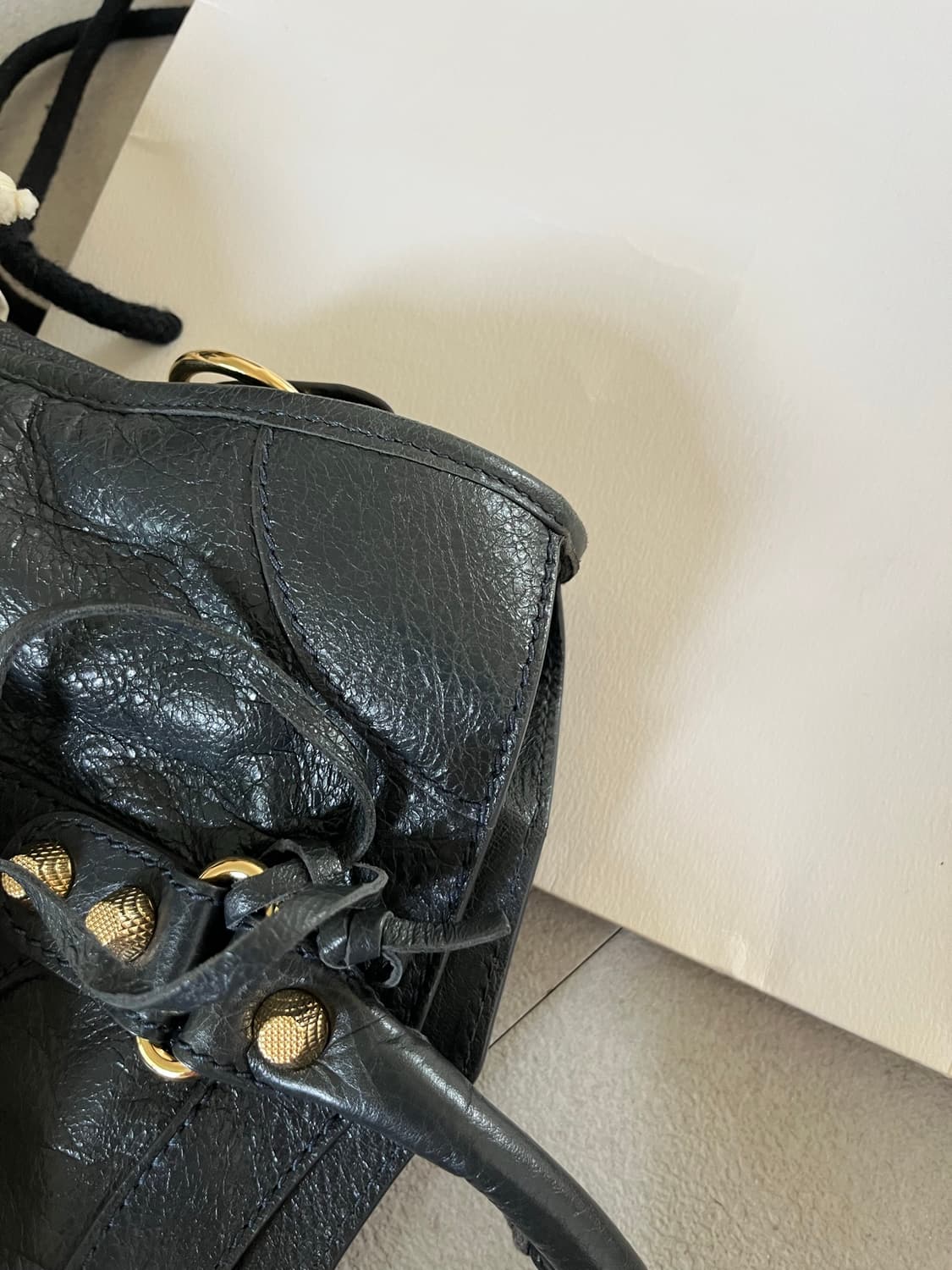Balenciaga 발렌시아가 모터백 블랙 그레이 상품이미지3