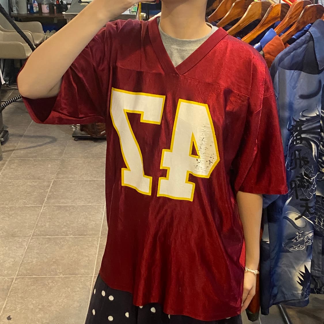 [NO.9] NFL 풋볼 져지 반팔티 레드 상품이미지2