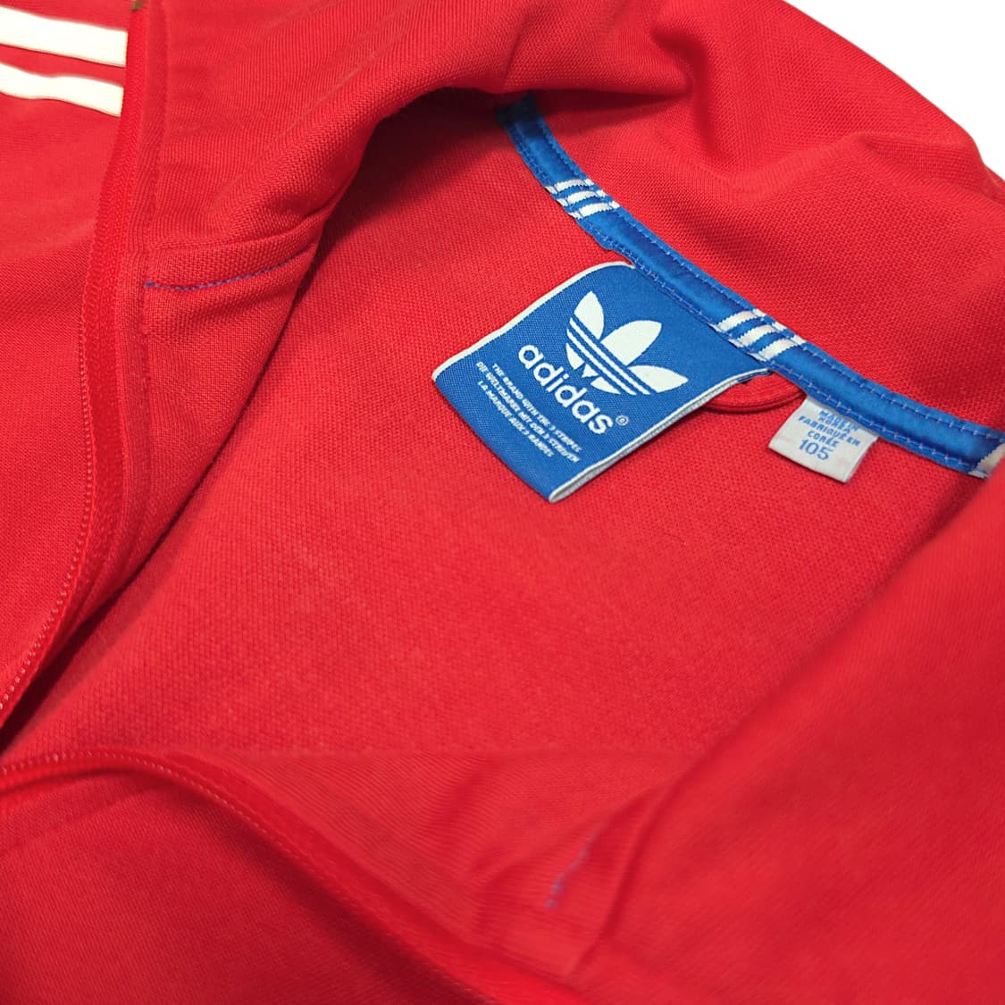 [105] 아디다스 레드&화이트라인 유로파 트랙탑 져지 상품이미지7