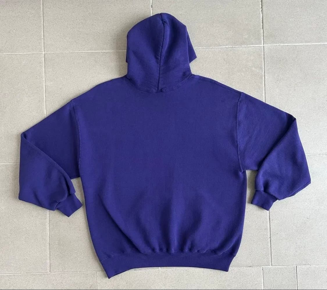 90s 빈티지 러셀 후드 퍼플 XL USA 상품이미지2
