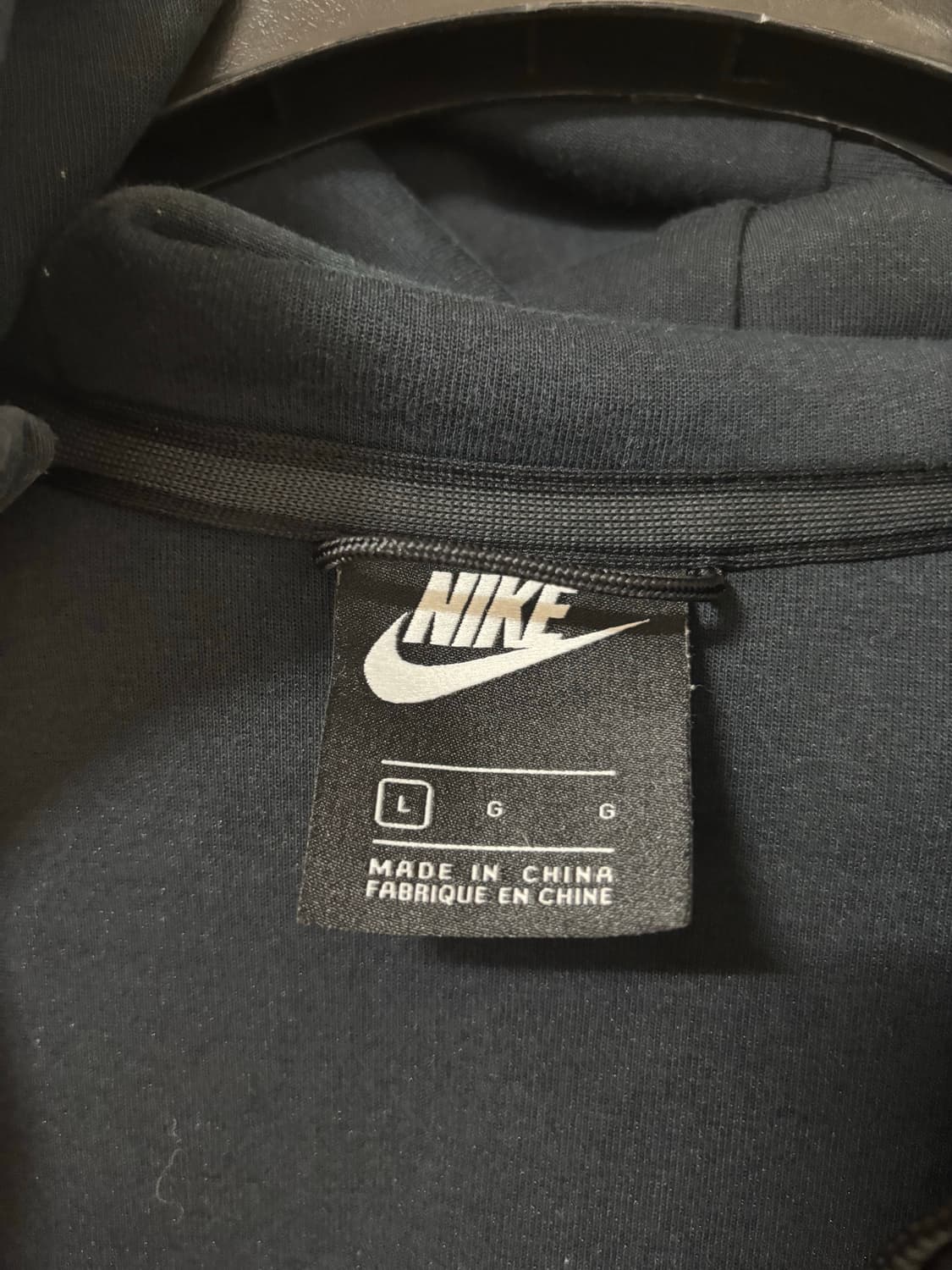 나이키 테크 플리스 후드집업 블랙 상품이미지3