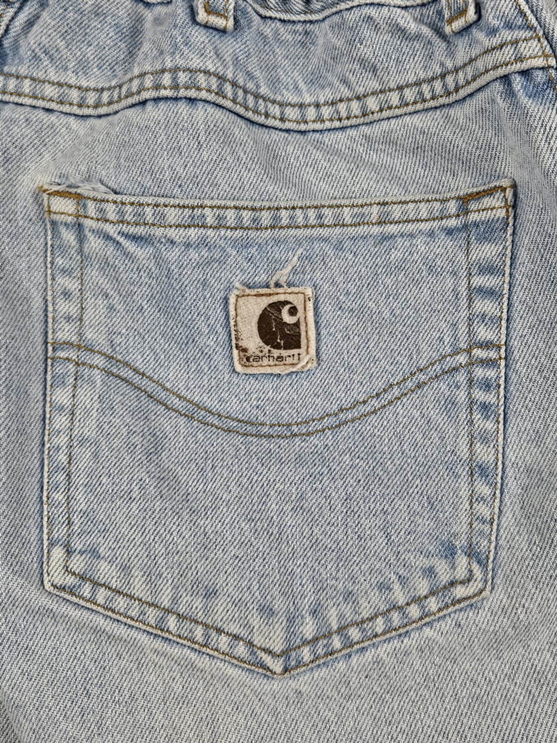 칼하트 밴딩 커스텀 데님 베이직 워크 팬츠 ( 38X32 )/ 10323 상품이미지8