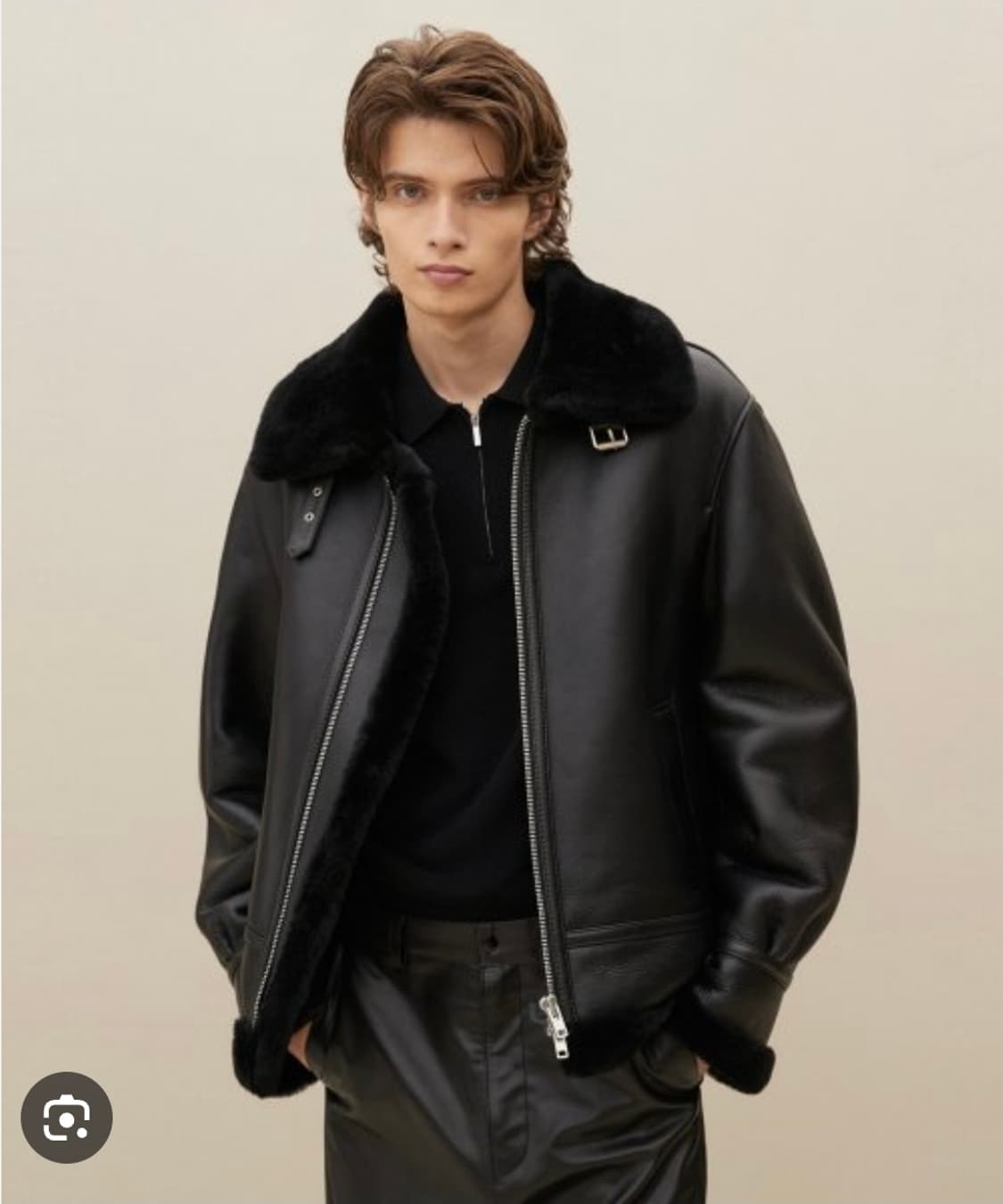 스페로네 b-3 램스킨 리얼 무스탕 L 상품이미지1