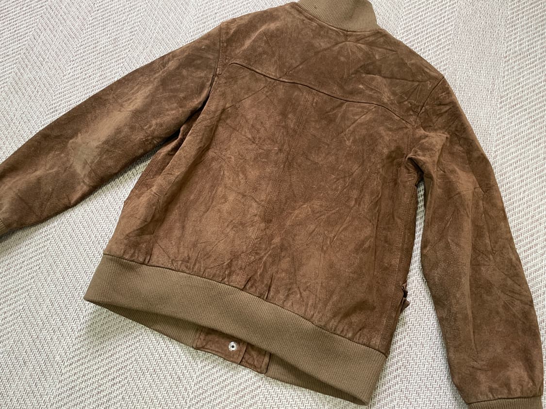 빈티지 스웨이드 해링턴 봄버 자켓  상품이미지6