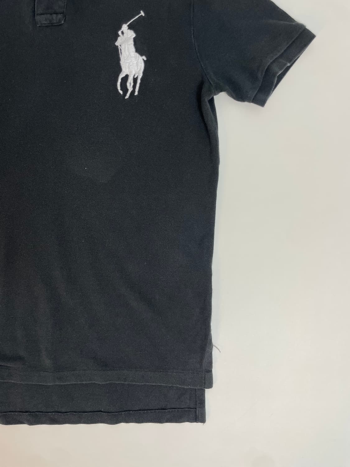 폴로 블랙 커스텀핏 빅포니 pk 셔츠  상품이미지4