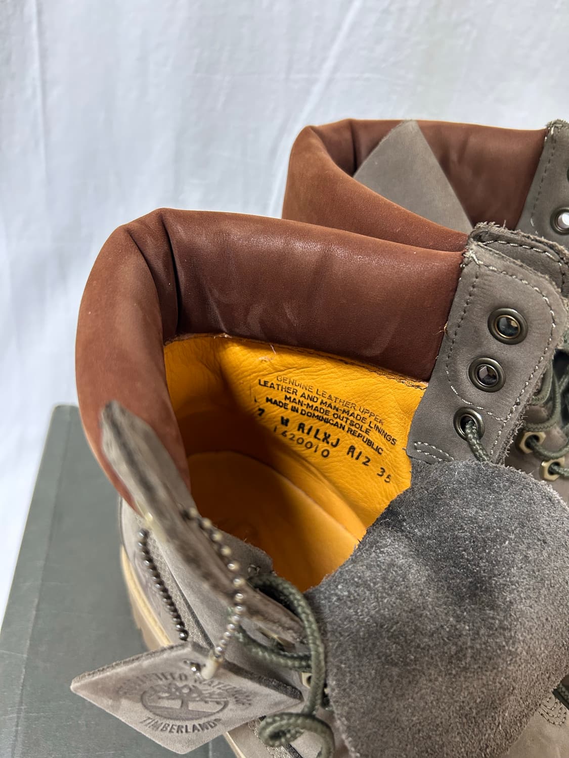 팀버랜드 6인치 스웨이드 부츠 올리브 255-260mm 상품이미지6