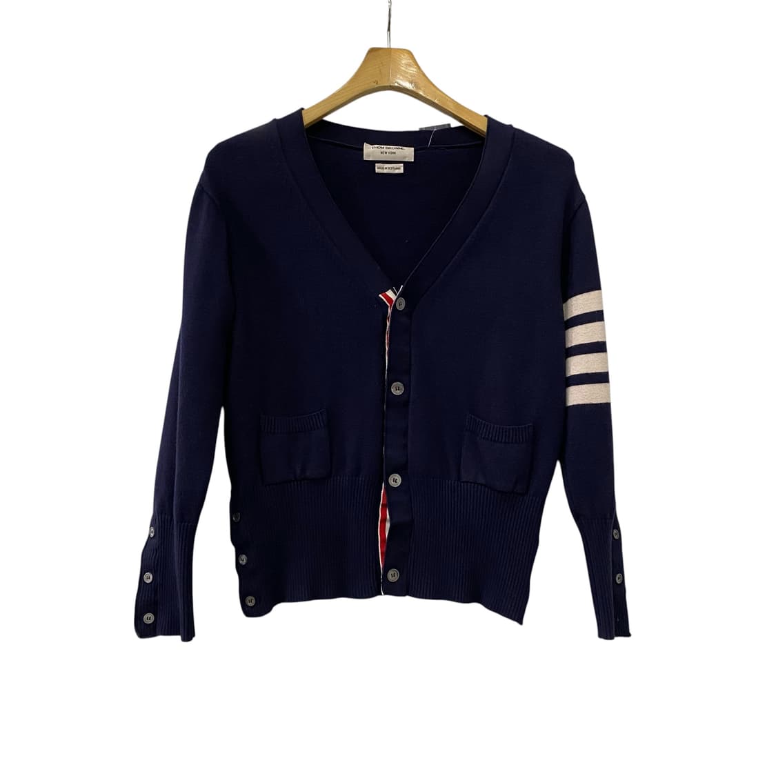 여성용 톰브라운 로고 가디건(S) 상품이미지1