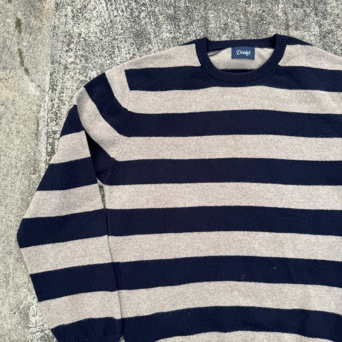 [M~L] Drakes 단가라 니트  상품이미지3