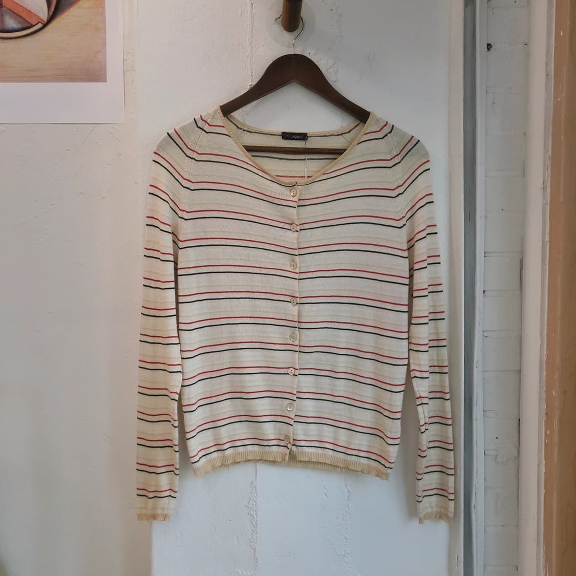 Cruciani 스트라이프 가디건(made in Italy) 상품이미지1