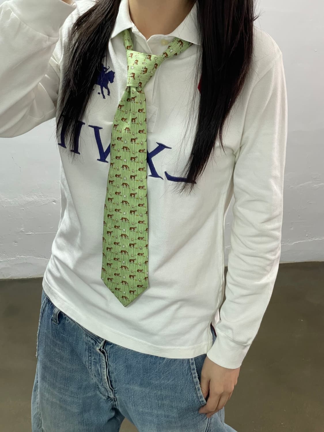 에르메스 실크 넥타이  상품이미지3