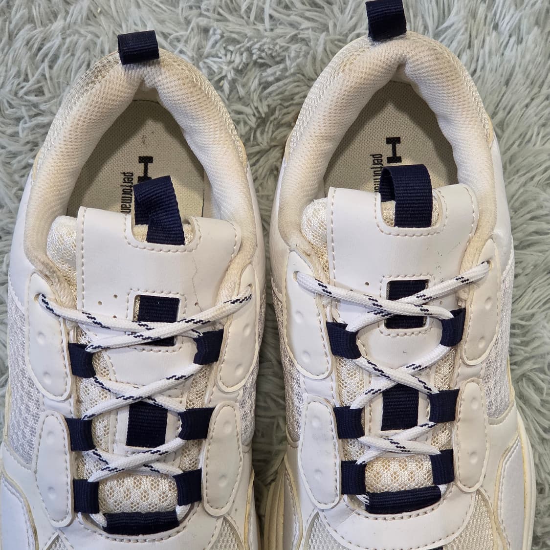 1a-14:헤드 1950 청키 화이트 스니커즈(235)-거의새거 상품이미지9