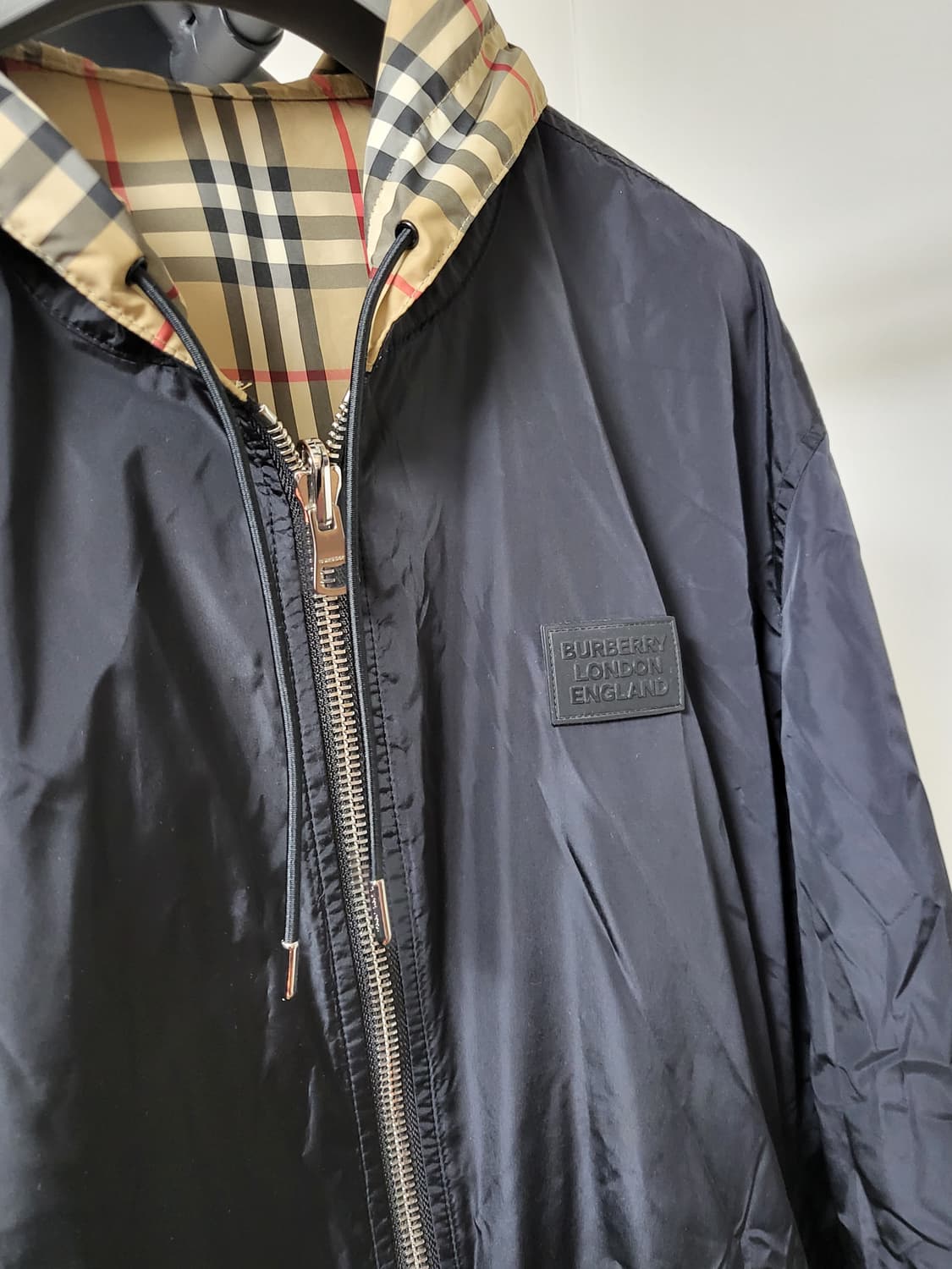 23SS 버버리 리버시블 체크 자켓 L 상품이미지7