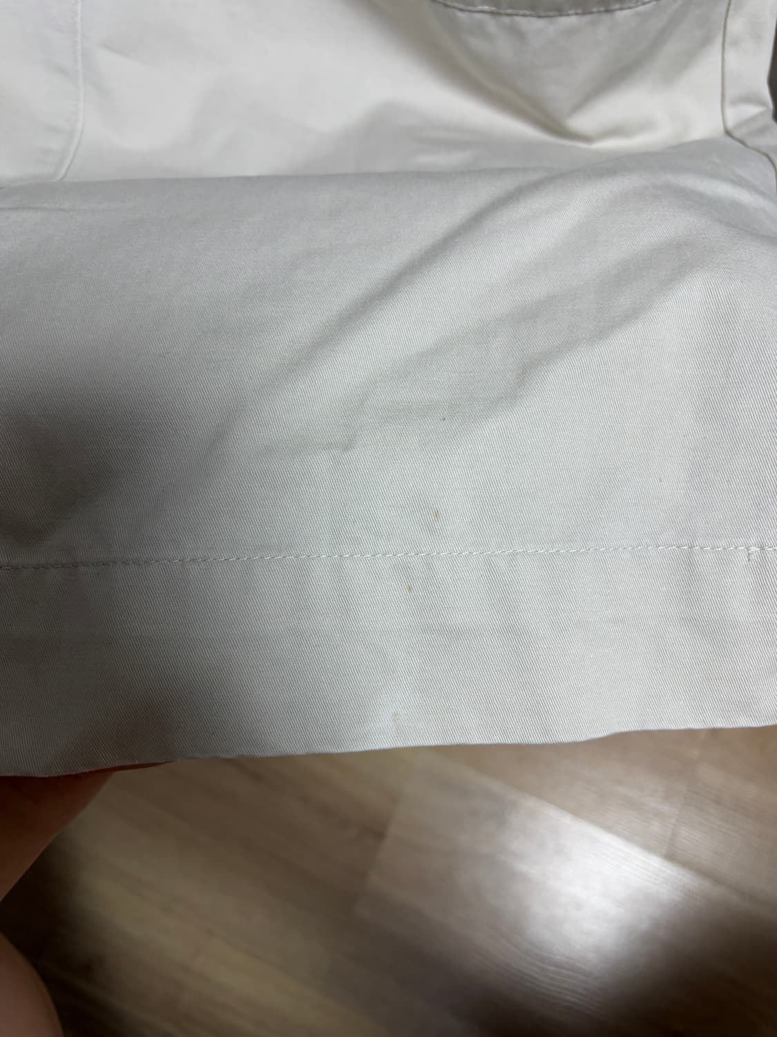 (4) 폴리테루 빅카고 팬츠 크림 배기버전 상품이미지4