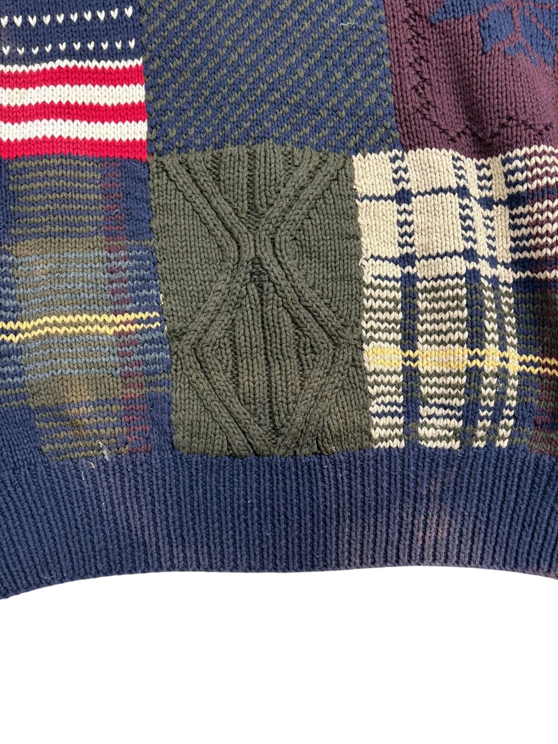 노티카 패치워크 니트 상품이미지8