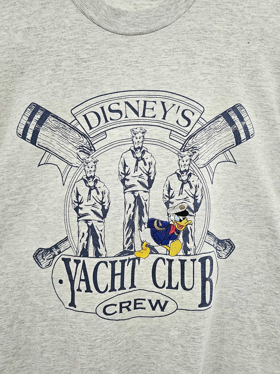 90's Disney Original Yacht Club 마린 도널드덕T 상품이미지4