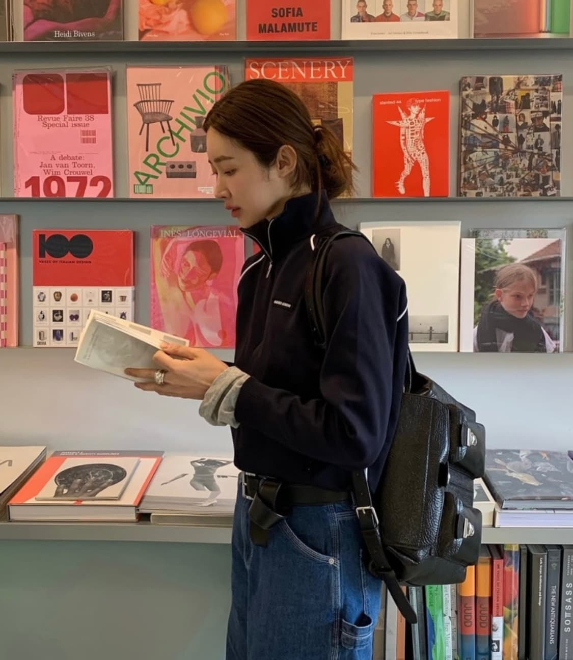 르메르 기어백 미디움 에스프레소 상품이미지2