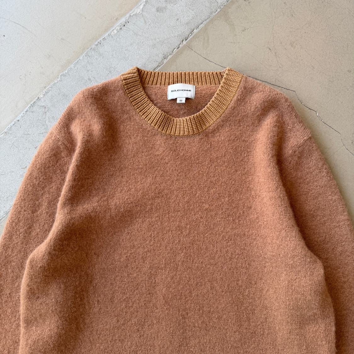 솔리드 옴므 알파카 모헤어 스웨터 상품이미지3