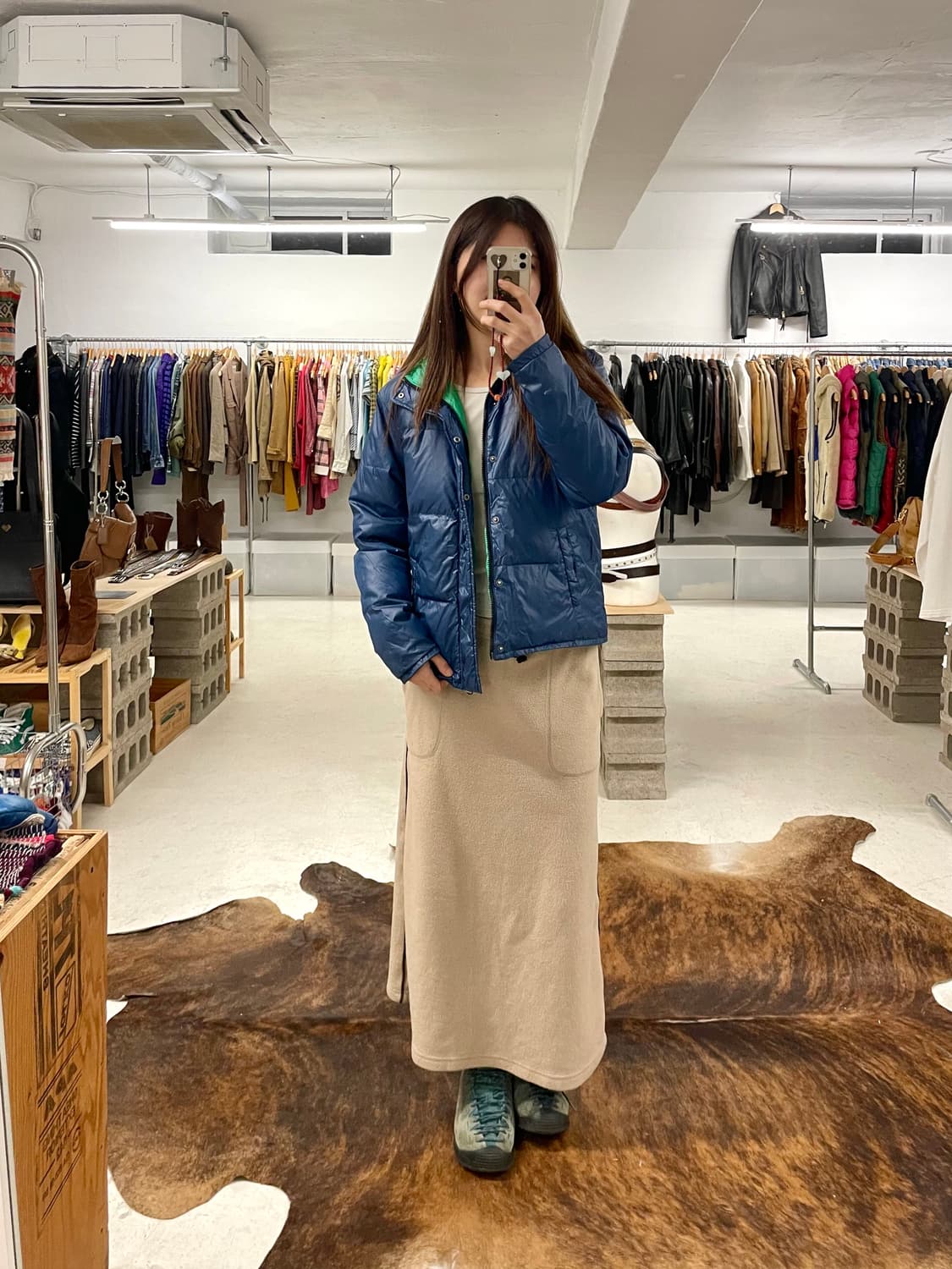 BEAMS BOY 빔즈보이 양면 다운 패딩 상품이미지2