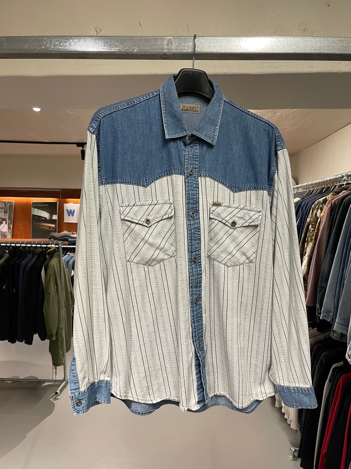 빈티지 데님 웨스턴 셔츠   상품이미지7