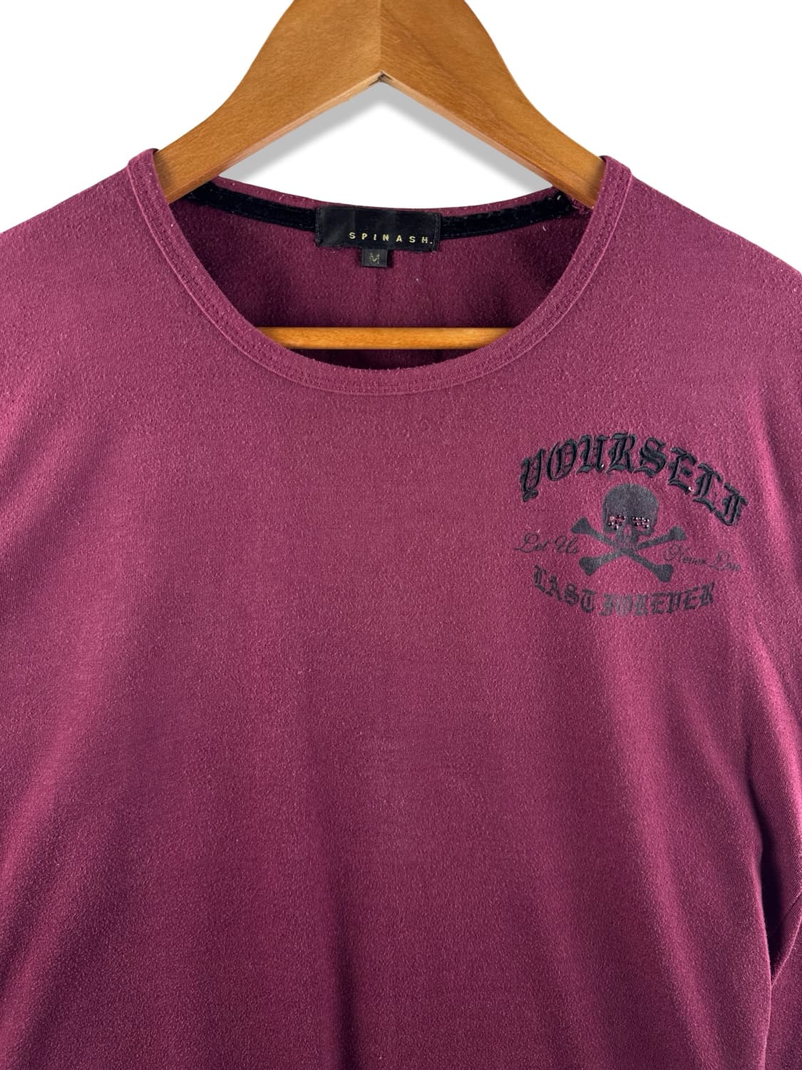 JPN 펑크스컬 버건디 롱슬리브2878 상품이미지3