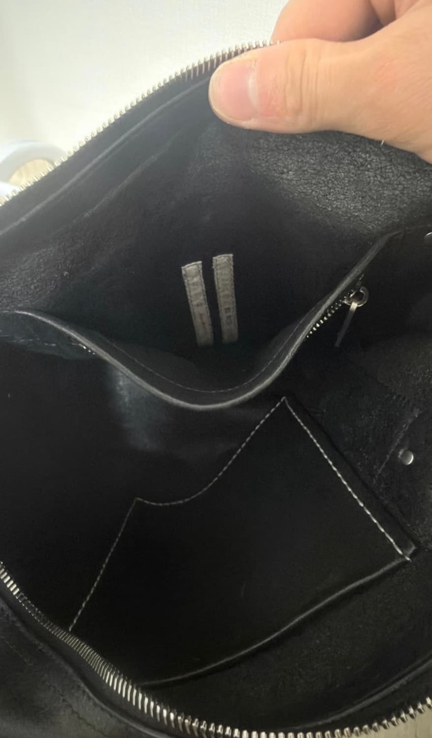 릭오웬스 레더 숄더백 상품이미지4