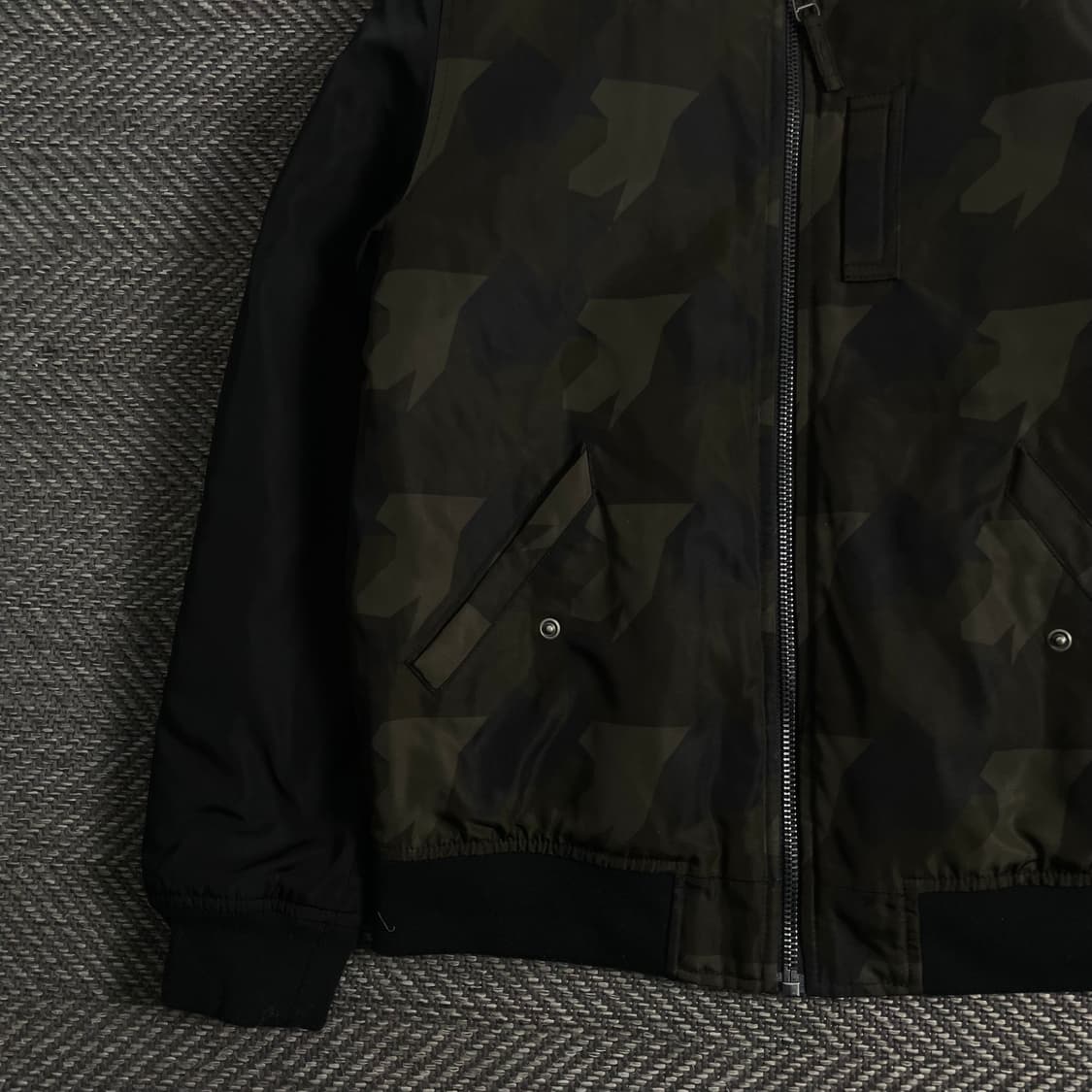 폴햄 퀄팅 누빔 카모 블루종 자켓 y 3820 상품이미지4