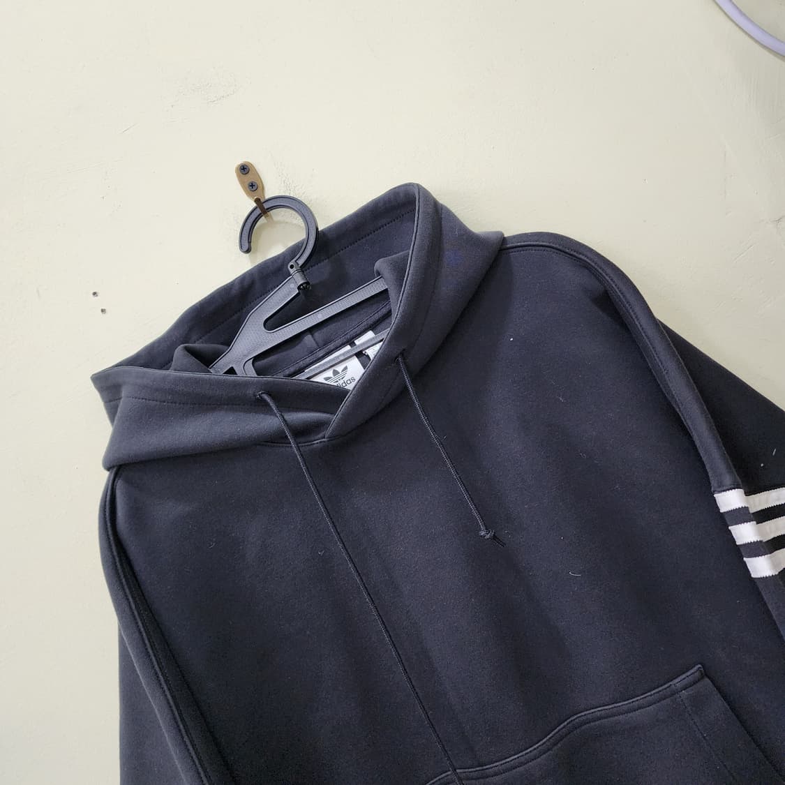 [S] 아디다스 오리지널 삼선 후드 (블랙) 상품이미지2