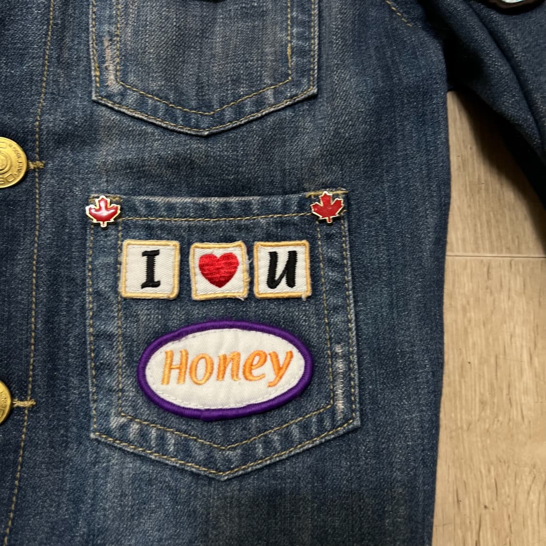 디스퀘어드2 여성 멀티패치 포켓 데님자켓 청자켓 40  상품이미지3