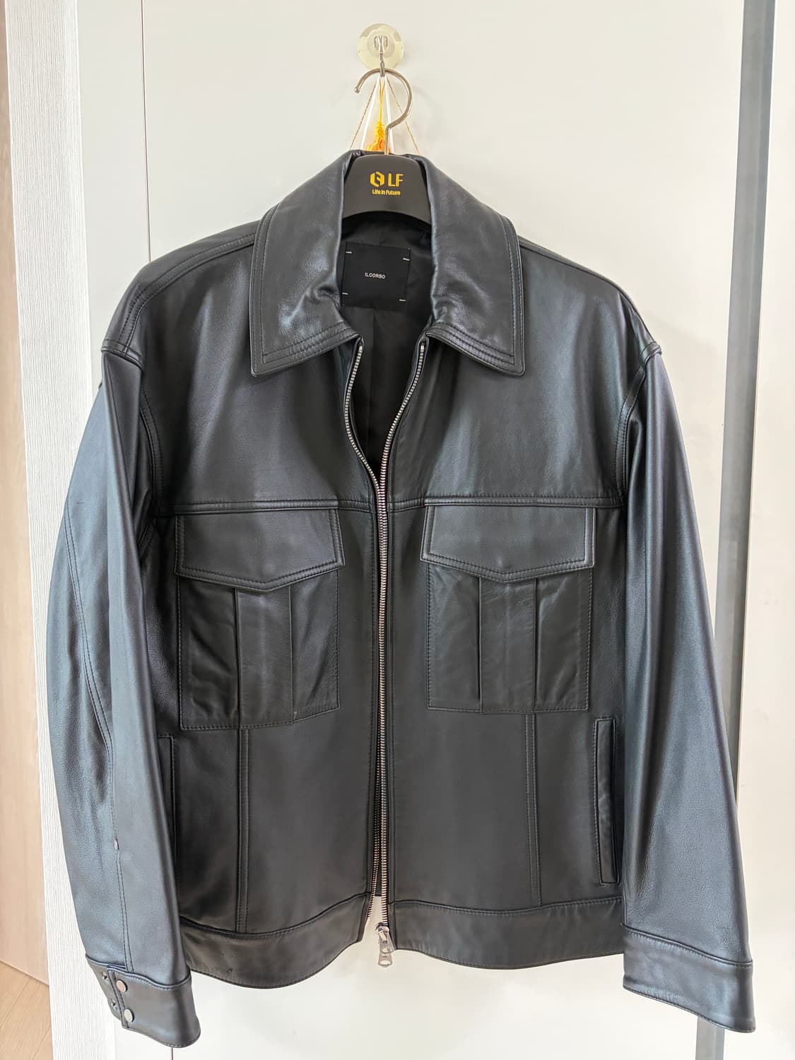 일꼬르소 램스킨 레더자켓 상품이미지1