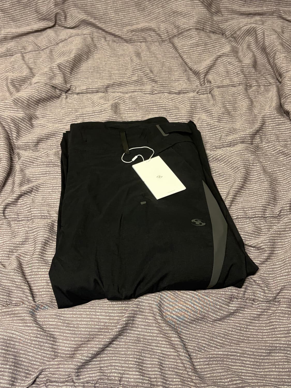 [4] 산산기어 웰드 패치드 팬츠 블랙 상품이미지3