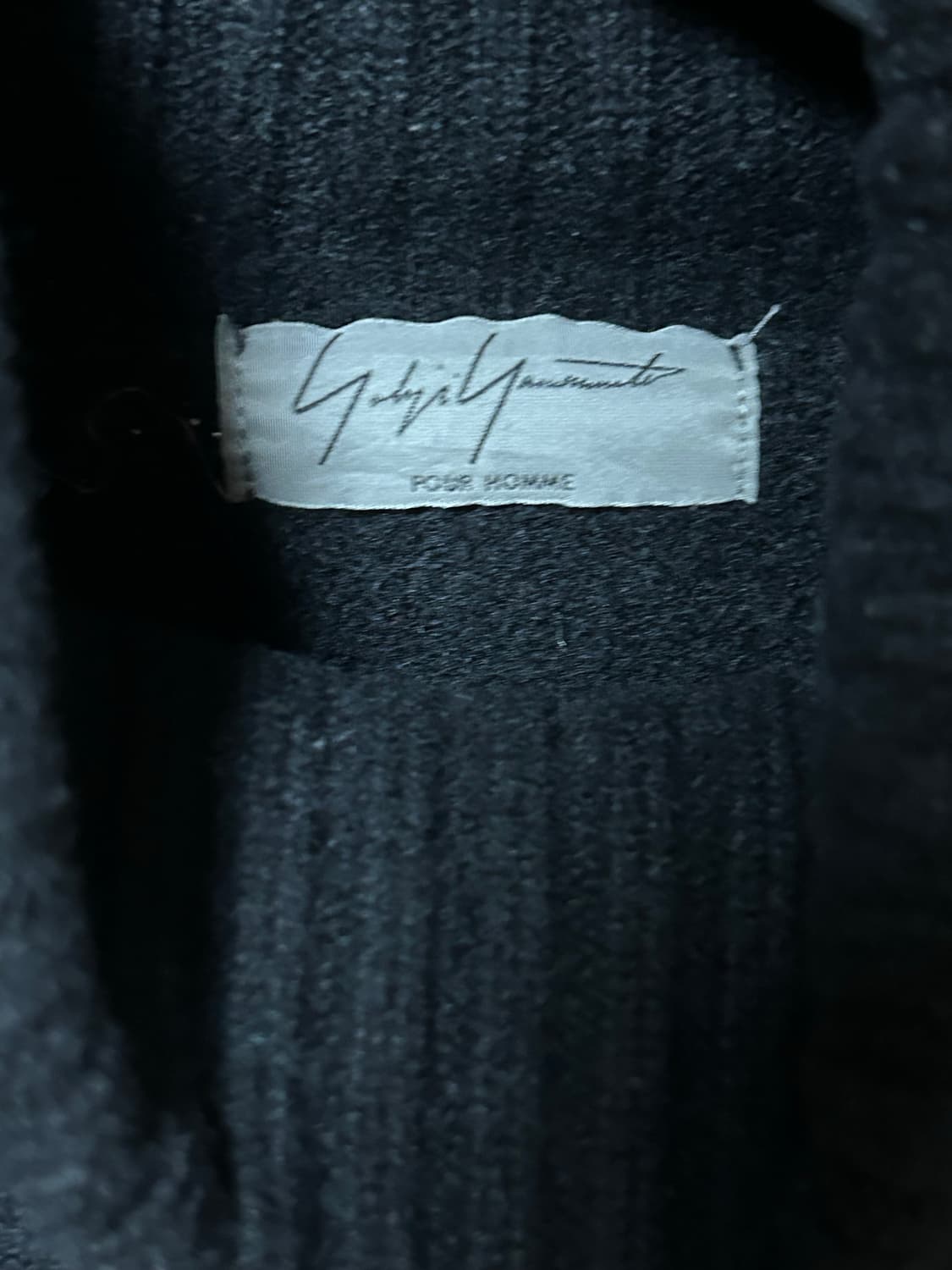 Yohji yamanoto Pour Homme Laine 울 터틀넥니트 상품이미지3