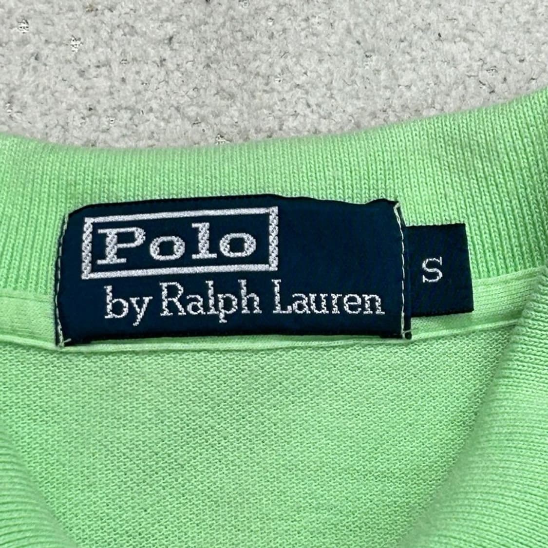POLO RALPH LAUREN 반팔 카라티 라임 S 상품이미지6