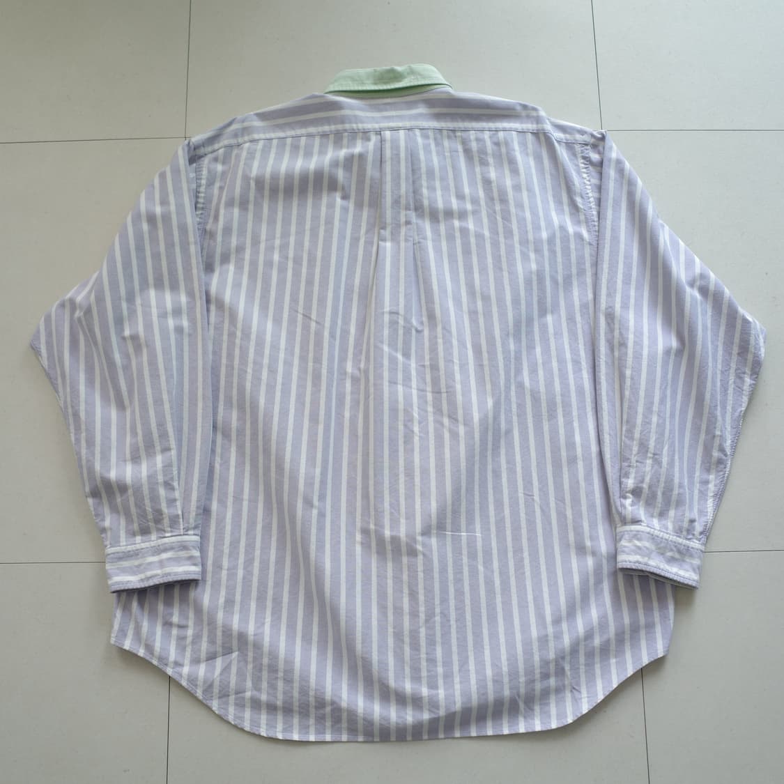 90s 폴로 랄프로렌 빅셔츠 The Big Shirt 스트라이프 XXL 상품이미지7