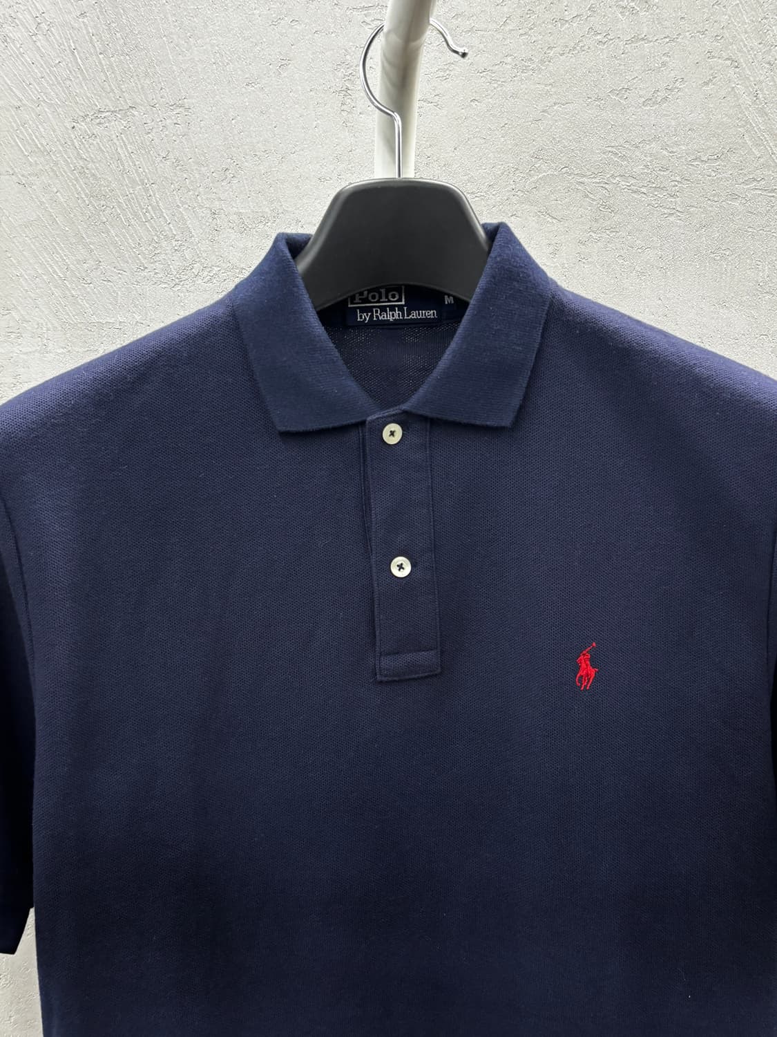 폴로 랄프로렌 네이비 반팔 카라티 M 상품이미지3