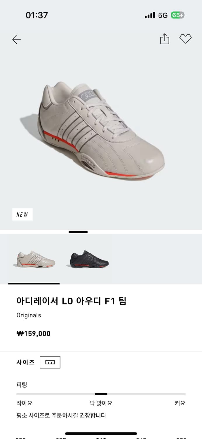 아디다스 F1 아디레이서 LO 아우디 255 상품이미지7