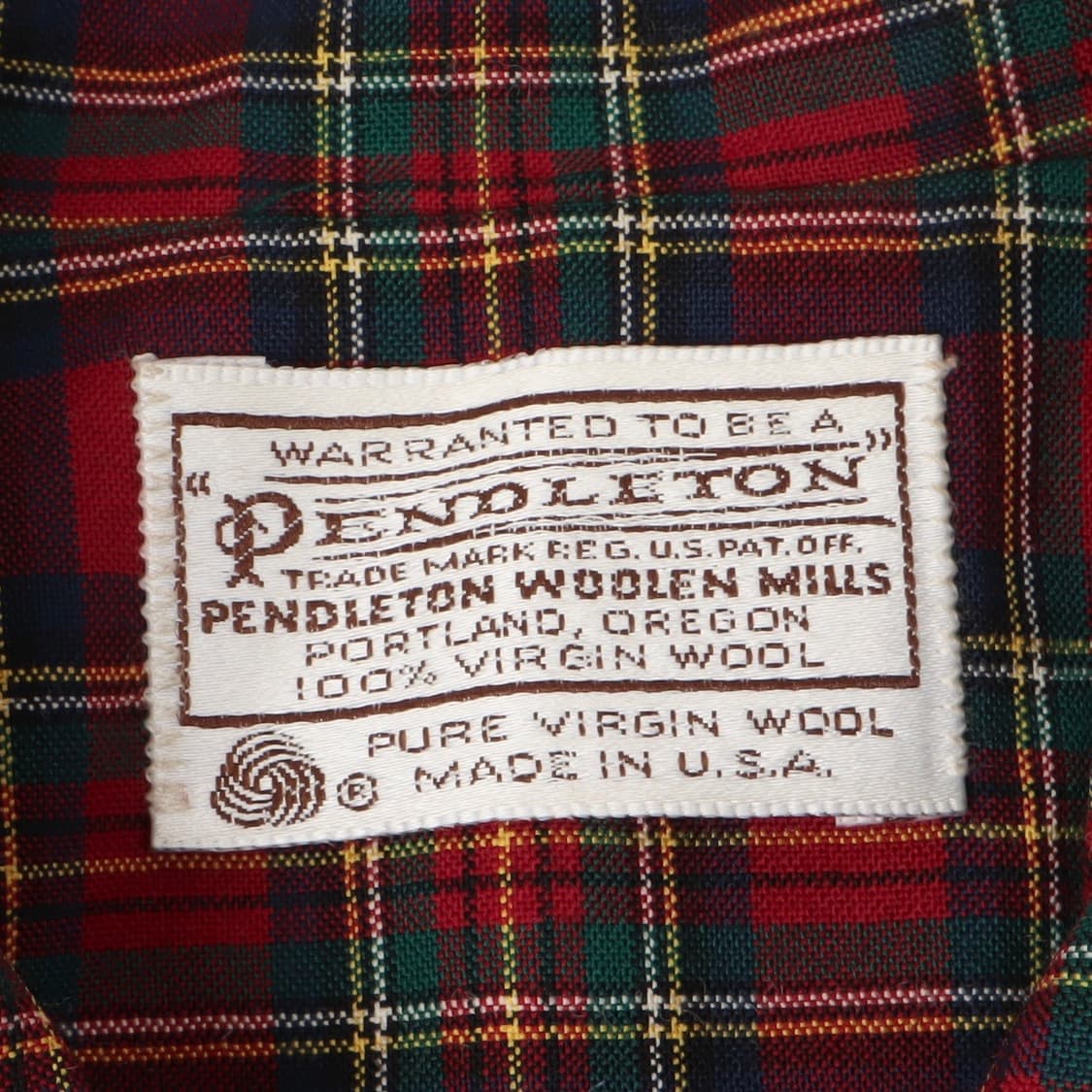 Pendleton 펜들턴 USA 타탄체크 울 블루종 자켓 상품이미지9