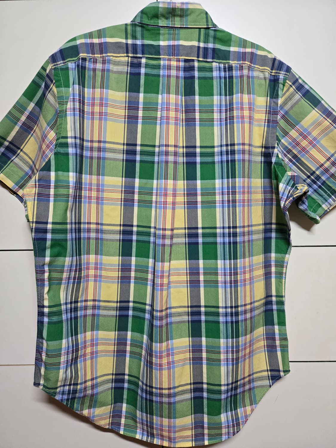 폴로 랄프로렌 정품 남성 체크 반팔 셔츠 상품이미지4