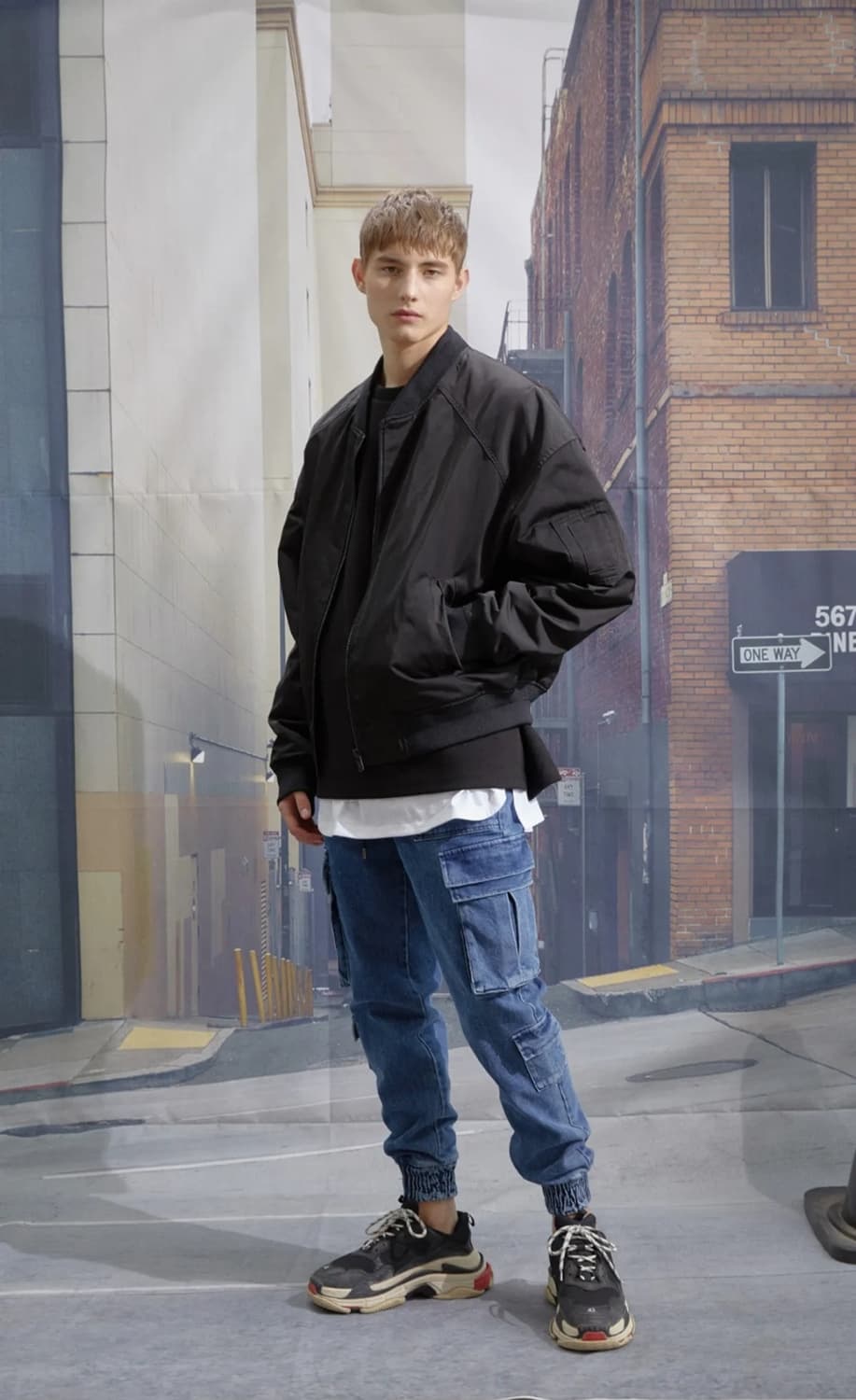 세븐셀라 컴포터블 데님 포켓 카고 조거 상품이미지1