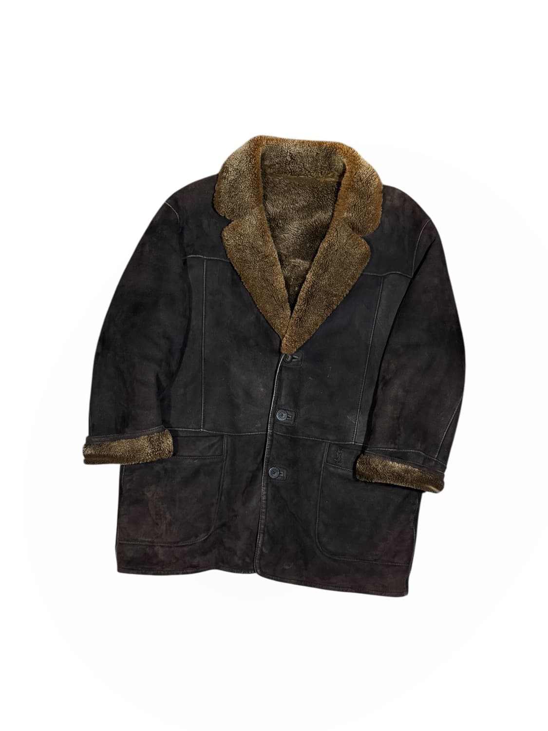 Yves Saint Laurent 입생로랑 쉽스킨 무스탕 상품이미지1