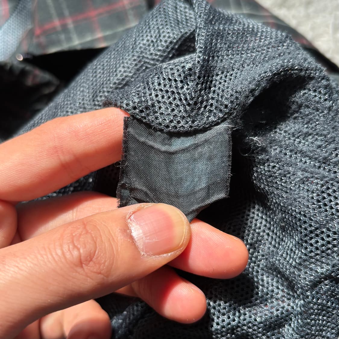 아디다스 90s 체크 패턴 블루종 자켓 상품이미지7