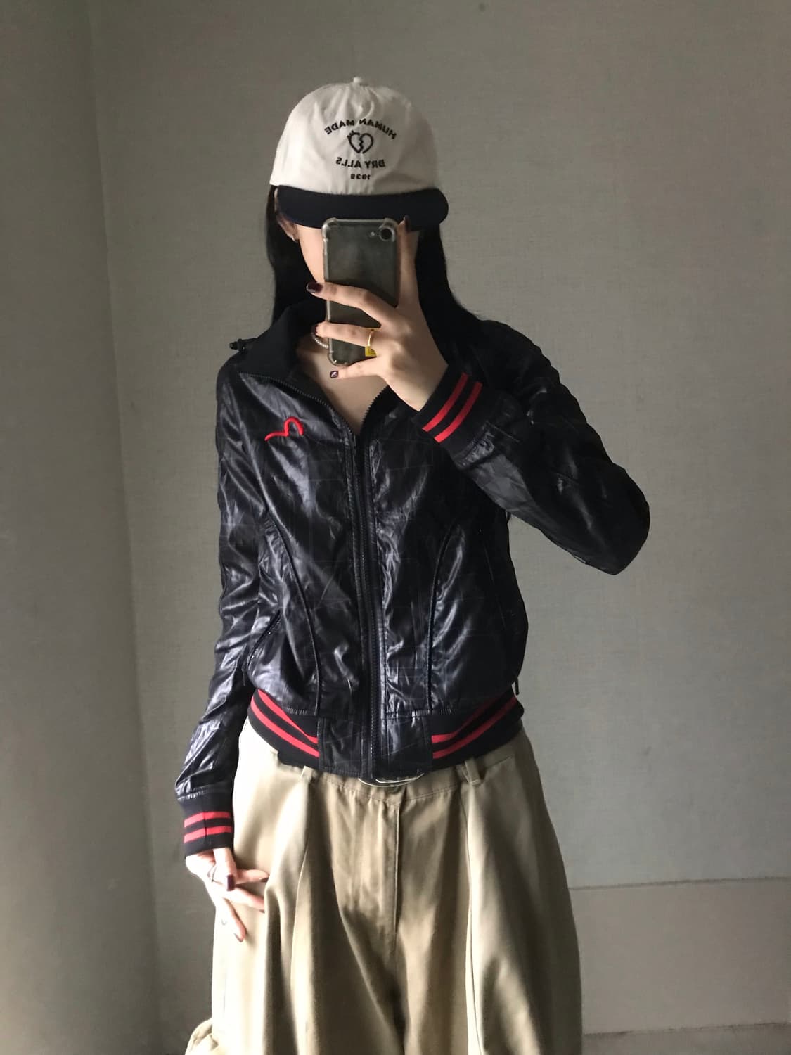 에비수 블랙 바람막이 상품이미지2