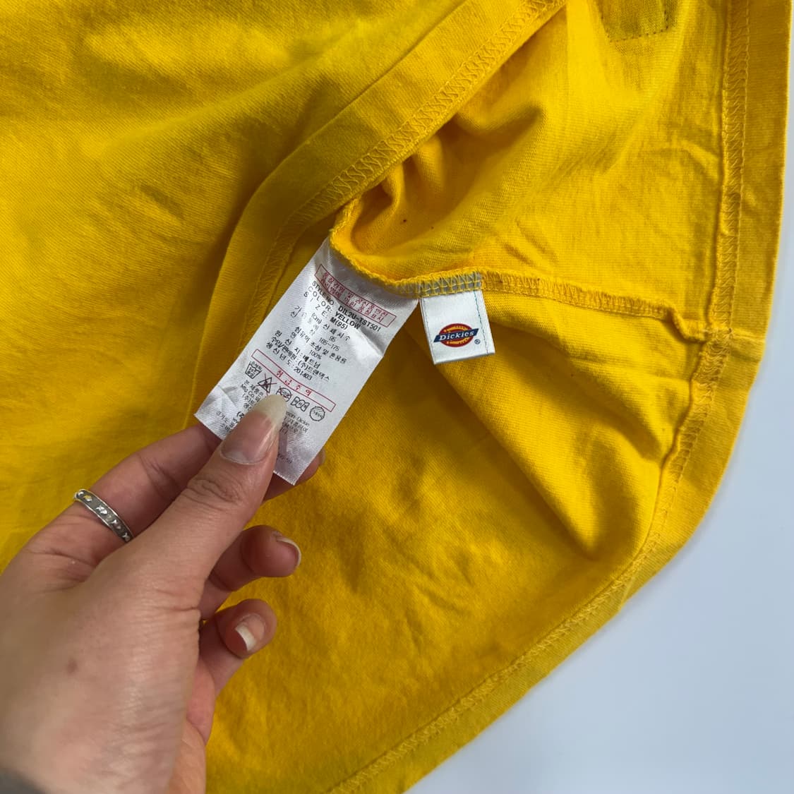 Dickies 디키즈 옐로우 반팔  상품이미지6