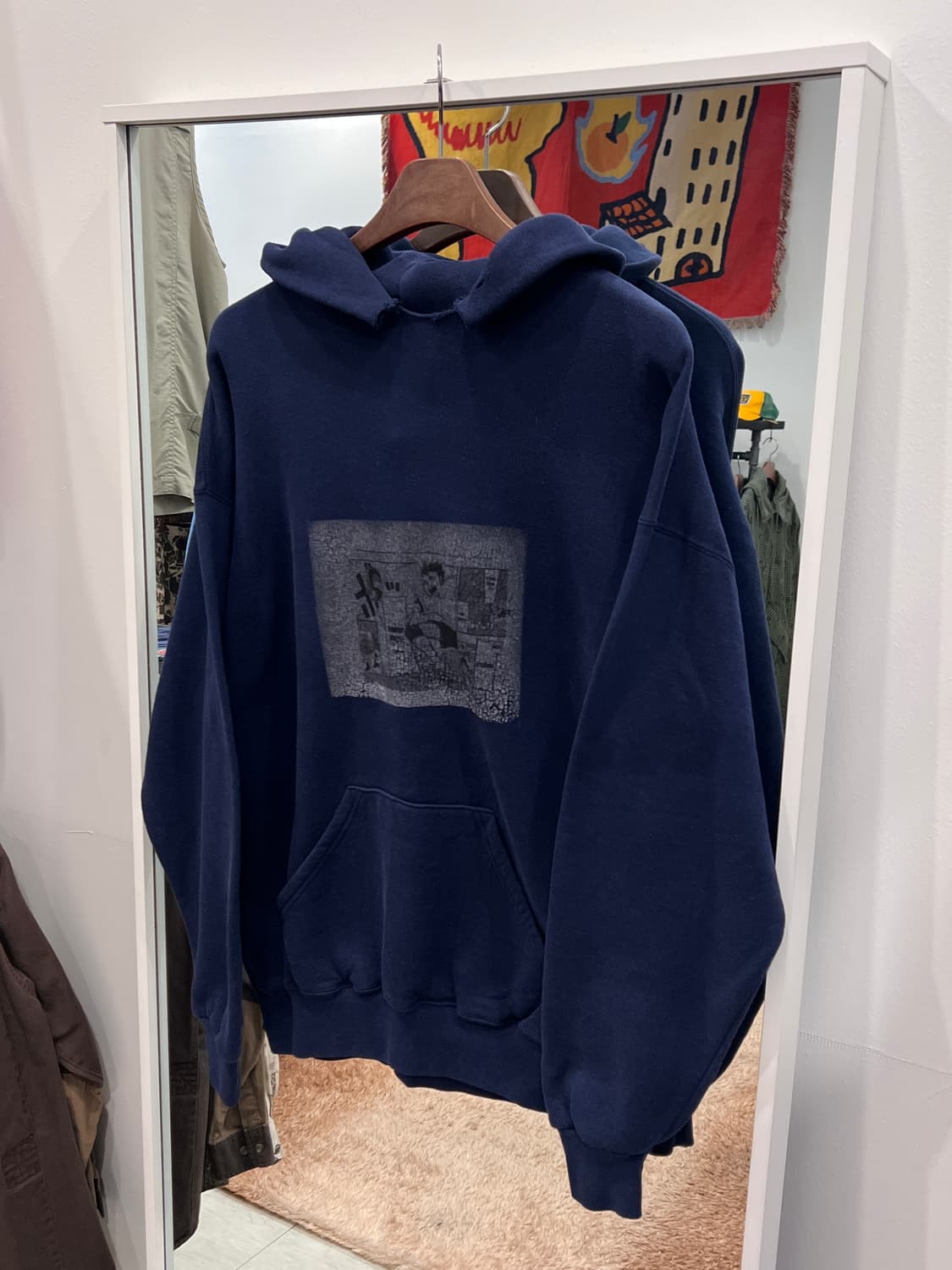 90-00s Russell 러셀 빈티지 스웻 후드 상품이미지1