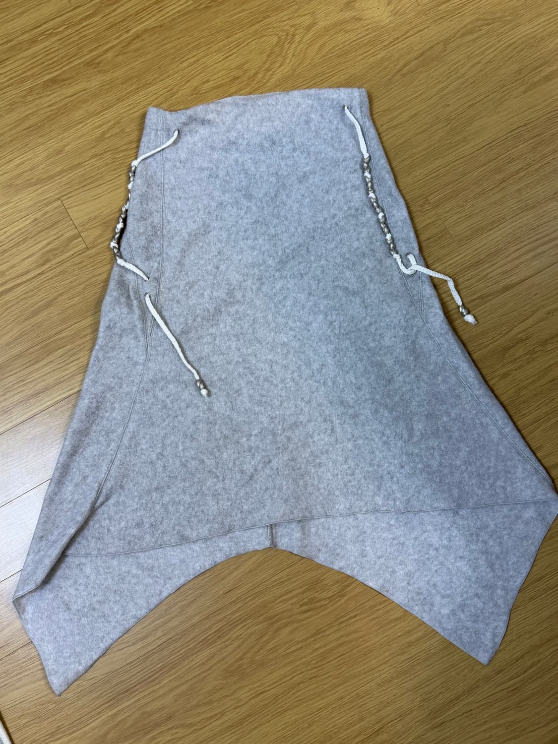 코스트퍼킬로 티스 스트링 플레어 스커트 라이트 그레이 M 상품이미지2